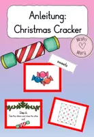 Vorschau - Bildkarten - Anleitung Christmas Cracker (Wort- und Bildkarten; Anleitungskarten) - Deckblatt