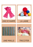 Aperçu - Cartes / Images - Vocabulaire autour de l'album l'écharpe porte bonheur - Page de couverture