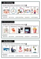 Vorschau - Fördermaterial/Inklusion - Geschichten schreiben: Alltag - Deckblatt