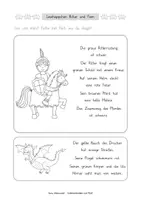 Vorschau - Arbeitsblätter - Lesehäppchen Ritter und Feen (Klassen 1 und 2) - Seite 3