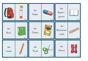 Vorschau - Spiele - Schulsachen : Domino (2-fach differenziert) - Seite 3