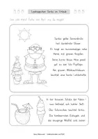 Vorschau - Arbeitsblätter - Lesehäppchen Santa im Urlaub (Klassen 1 und 2) - Seite 3