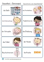 Vista previa - Juegos / Gamificación - juego alemán Gesundheit Domino Deutsch - página 3