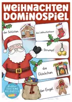 Vista previa - Juegos / Gamificación - juego alemán Navidad - Weihnachten Domino Deutsch - Portada