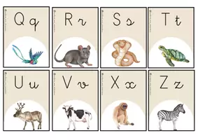 Vista previa - Tarjetas / Manipulativos - Abecedari d’animals - página 2