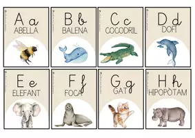Vista previa - Tarjetas / Manipulativos - Abecedari d’animals - página 3
