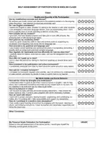 Vorschau - Anderer Materialtyp - Self-Assessment: Class Participation (Englisch Oberstufe) - Seite 3