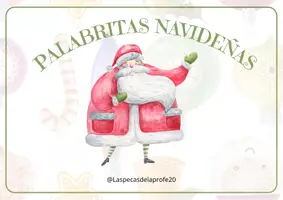 Vista previa - Unidades / Secuencias / Situaciones de Aprendizaje - Palabritas navideñas y arte - página 1