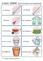 Vista previa - Juegos / Gamificación - Im Garten DAZ / DEUTSCH / Alemán Domino Spiel (juego) - página 2