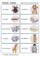 Vista previa - Juegos / Gamificación - ZOOTIERE domino Deutsch / Alemán - página 2
