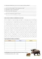 Vorschau - Spiele - Vertretungsstunde: Wildschwein, Rätsel und Leseverstehen - Seite 1