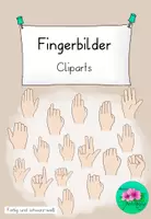 Vorschau - selbst erstellte Cliparts/Grafiken - Cliparts Fingerbilder - perfekt um zu visualisieren - Deckblatt