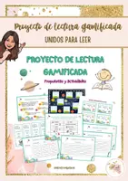 Vista previa - Hojas de trabajo - Proyecto de Lectura gamificada - Unidos para leer - Portada