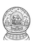 Vorschau - Arbeitsblätter - Mandalas Thema Winter - Grundschule - Bastelvorlagen - Seite 1