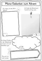 Vorschau - Arbeitsblätter - Advent Grundschule Reflexionsbogen - Seite 2