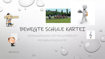 Vorschau - Spiele - Bewegungspausen für den Unterricht - Deckblatt