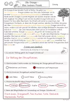 Vorschau - Stationenlernen - Lesetext Lesen und verstehen die Orange, als Wichtelbrief Leseaufgabe Klasse 2, 3 - Seite 1