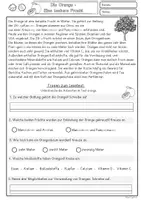 Vorschau - Stationenlernen - Lesetext Lesen und verstehen die Orange, als Wichtelbrief Leseaufgabe Klasse 2, 3 - Seite 2