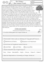 Vorschau - Stationenlernen - Lesetext Lesen und verstehen die Orange, als Wichtelbrief Leseaufgabe Klasse 2, 3 - Seite 3