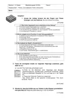 Vorschau - Fördermaterial/Inklusion - Klassenarbeit Deutsch – Reportage und Zeitung - Seite 1