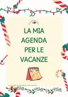 anteprima - Materiale di supporto/inclusione - La mia AGENDA CREATIVA PER LE VACANZE natalizie - Pagina di copertina