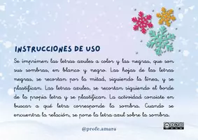Vista previa - Hojas de trabajo - LAS SOMBRAS DE LAS LETRAS - página 3