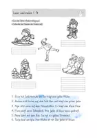 Vorschau - Unterrichtsreihen - Arbeitsblatt Lesen und Verstehen Wortschatz Winter - Seite 1