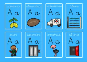Vista previa - Tarjetas / Manipulativos - 100 FLASHCARDS-TARJETAS CON LAS VOCALES - página 2