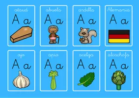 Vista previa - Tarjetas / Manipulativos - 100 FLASHCARDS-TARJETAS CON LAS VOCALES - página 3