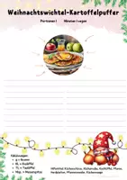 Vorschau - Unterrichtsreihen - Wichtelrezept: Kartoffelpuffer | Weihnachtsrezept | Hauswirtschaft Klasse 5–9 - Seite 1