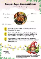 Vorschau - Unterrichtsreihen - Wichtelrezept: Knusper-Kugel-Gemüsebällchen | Veganes Weihnachtsrezept | Hauswirtschaft Klasse 5–9 - Seite 2