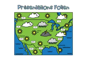 Vorschau - Arbeitsblätter - Weather Forecast - Let's present the weather! (oral presentation) - Seite 1