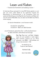 Vorschau - Arbeitsblätter - Fasching und Karneval Lesen und Kleben Deutsch DAZ - Seite 1