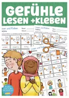 Vorschau - Arbeitsblätter - Gefühle Lesen und Kleben Sachunterricht DAZ - Deckblatt
