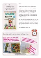 Vorschau - Spiele - Sommer Merkspiel Deutsch Anfangsunterricht Deutsch als Zweitsprache Wortschatz - Seite 1