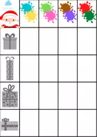 Aperçu - Feuilles d'exercices - Tableau double entrée Noel - Page 2