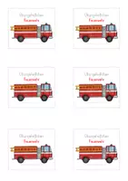 Vorschau - Anderer Materialtyp - Feuerwehr – Übungsheftchen Wortschatz & Rechtschreibung - Seite 1