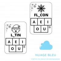 Aperçu - Jeux - Voyelles Noel - Page de couverture
