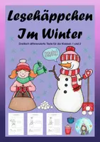 Vorschau - Arbeitsblätter - Lesehäppchen Im Winter (Klassen 1 und 2) - Deckblatt
