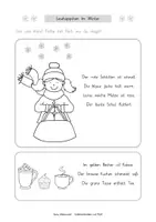 Vorschau - Arbeitsblätter - Lesehäppchen Im Winter (Klassen 1 und 2) - Seite 2