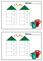 Vorschau - Arbeitsblätter - Materialpaket - Weihnachtliches Rechenfrühstück (Klasse 1-4) - Seite 2