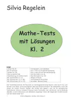 Vorschau - Arbeitsblätter - Mathe-Testpaket Klasse 2 - Deckblatt