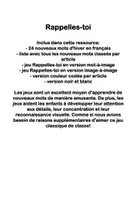 Aperçu - Jeux - Jeu de Vocabulaire Rappelles-toi thème L'hiver - Page 1