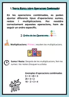 Vista previa - Hojas de trabajo - Operacions combinades suma, resta i multiplicació - página 2