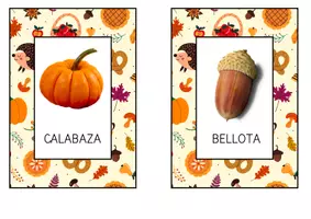 Vista previa - Tarjetas / Manipulativos - VOCABULARIO OTOÑO LINTERNA - Portada
