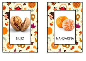 Vista previa - Tarjetas / Manipulativos - VOCABULARIO OTOÑO LINTERNA - página 1