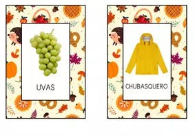 Vista previa - Tarjetas / Manipulativos - VOCABULARIO OTOÑO LINTERNA - página 3