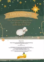 Vorschau - Anderer Materialtyp - Krippenspiel - die Weihnachtsgeschichte - Das kleine Schäfchen sucht den Frieden - Seite 1