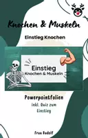 Vorschau - Stundenentwürfe - Stundenentwurf Einstieg Knochen inkl Lösungen - Teil 1 - Knochen & Muskeln - Biologie - Deckblatt