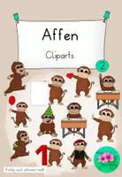 Vorschau - selbst erstellte Cliparts/Grafiken - Cliparts Affen 2 - kommerzielle Nutzung erlaubt - Deckblatt